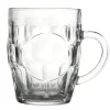 Chope de bière en verre Ø9,5xH12,5cm