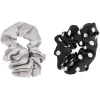 Chouchou en mousseline gris et noir x 2 < Gifi Outlet