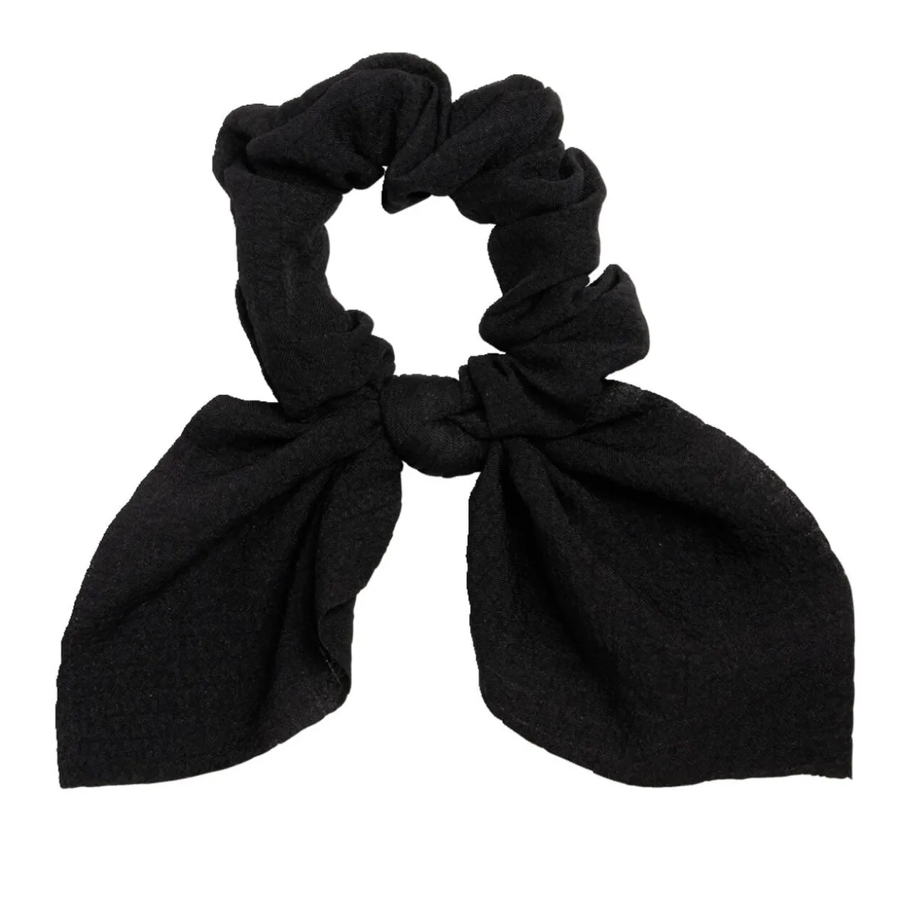 Chouchou foulard satiné blanc