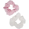 Chouchou motif pois rose et blanc Ø10cm x2 < Gifi Clearance