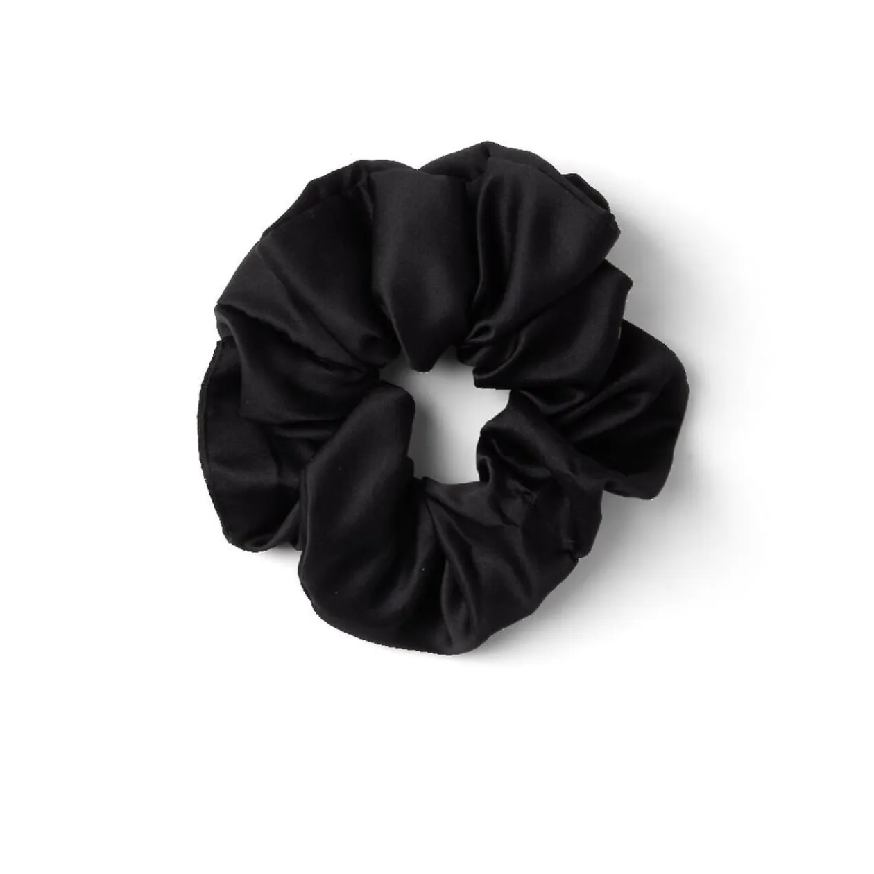 Chouchou satiné noir