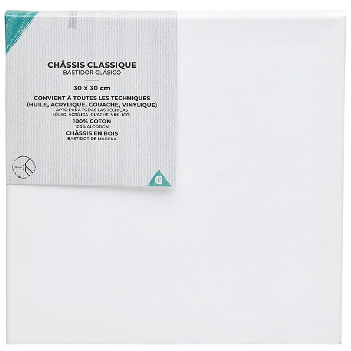 Châssis blanc 30x30cm < Gifi Hot