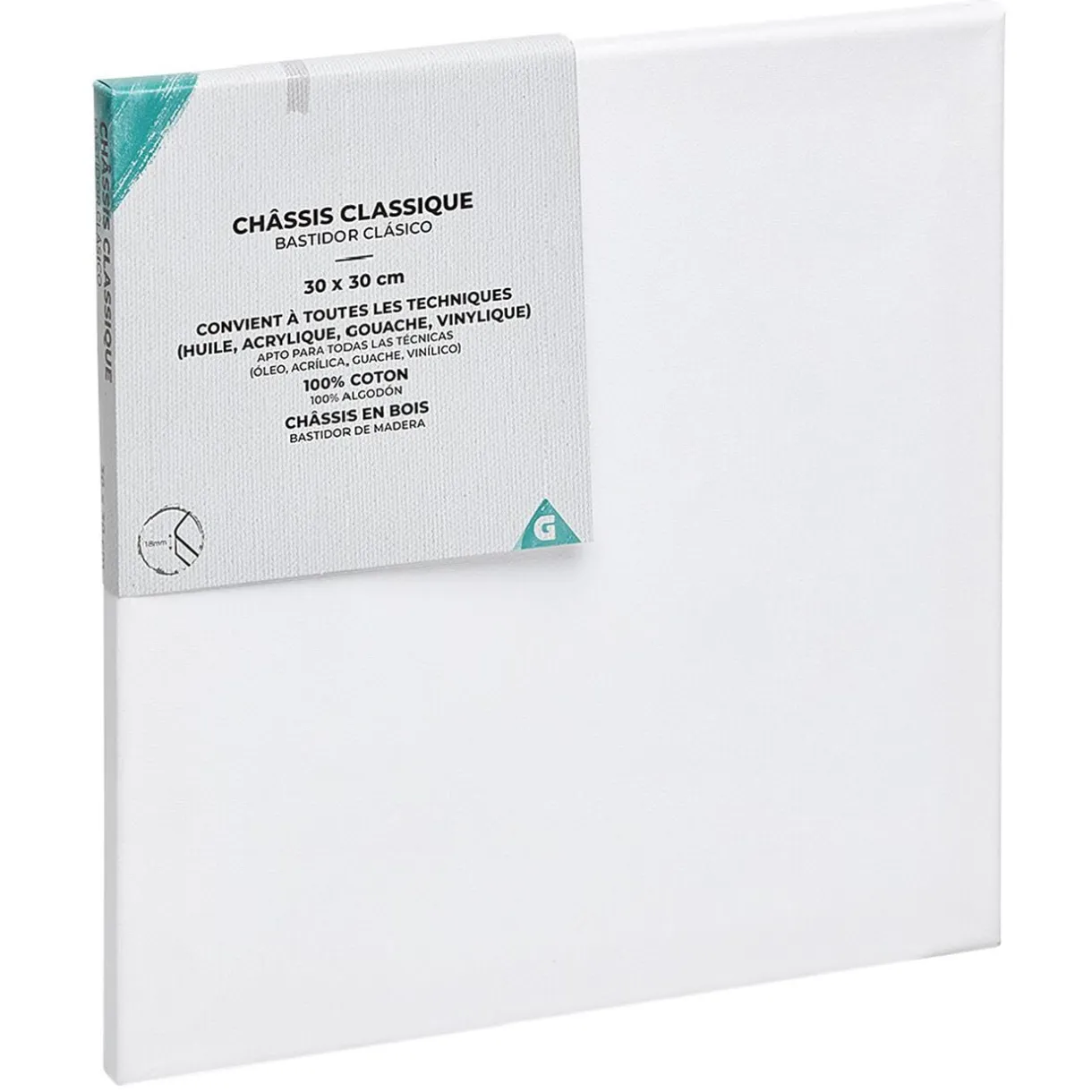 Châssis blanc 30x30cm < Gifi Hot
