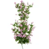 Chute fleurs artificielles blanches et roses L86cm