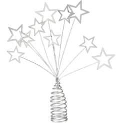 Cimier tête de sapin étoiles filantes Noël - 3 modèles