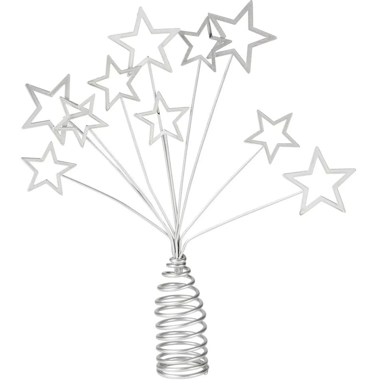 Cimier tête de sapin étoiles filantes Noël - 3 modèles