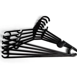 Cintre en plastique Noir x5 - L38,5xH17cm