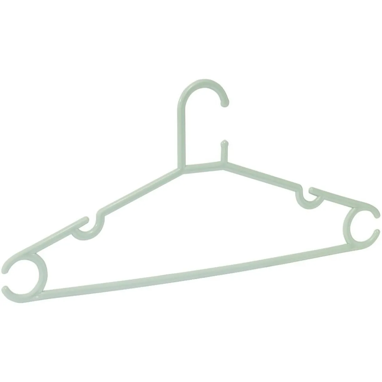 Cintre en plastique vert x5 - L38,5xH17cm < Gifi Best