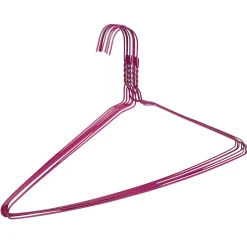Cintre métallique coloré x8