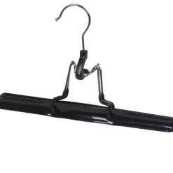 Cintre à pince acier revêtement plastique noir x2 < Gifi Discount