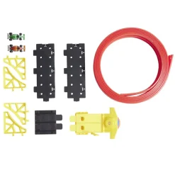 Circuit course voiture avec 2 véhicules métal L460cm