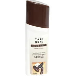 Cire à chaussures marron brillant avec applicateur éponge 75ml