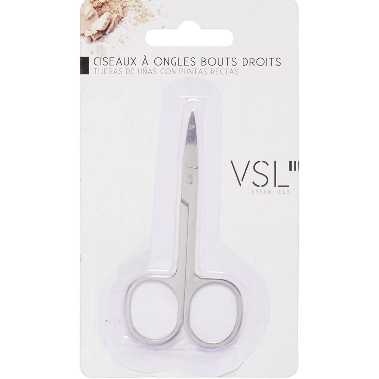 Ciseau à ongles, bout droit