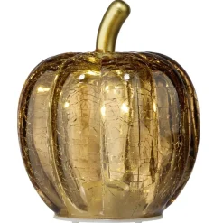 Citrouille décorative automne verre à LED Ø7,5xH9,5cm (4 modèles) < Gifi Sale