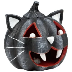 Citrouille tête de chat led couleur changeante décoration Halloween < Gifi Hot