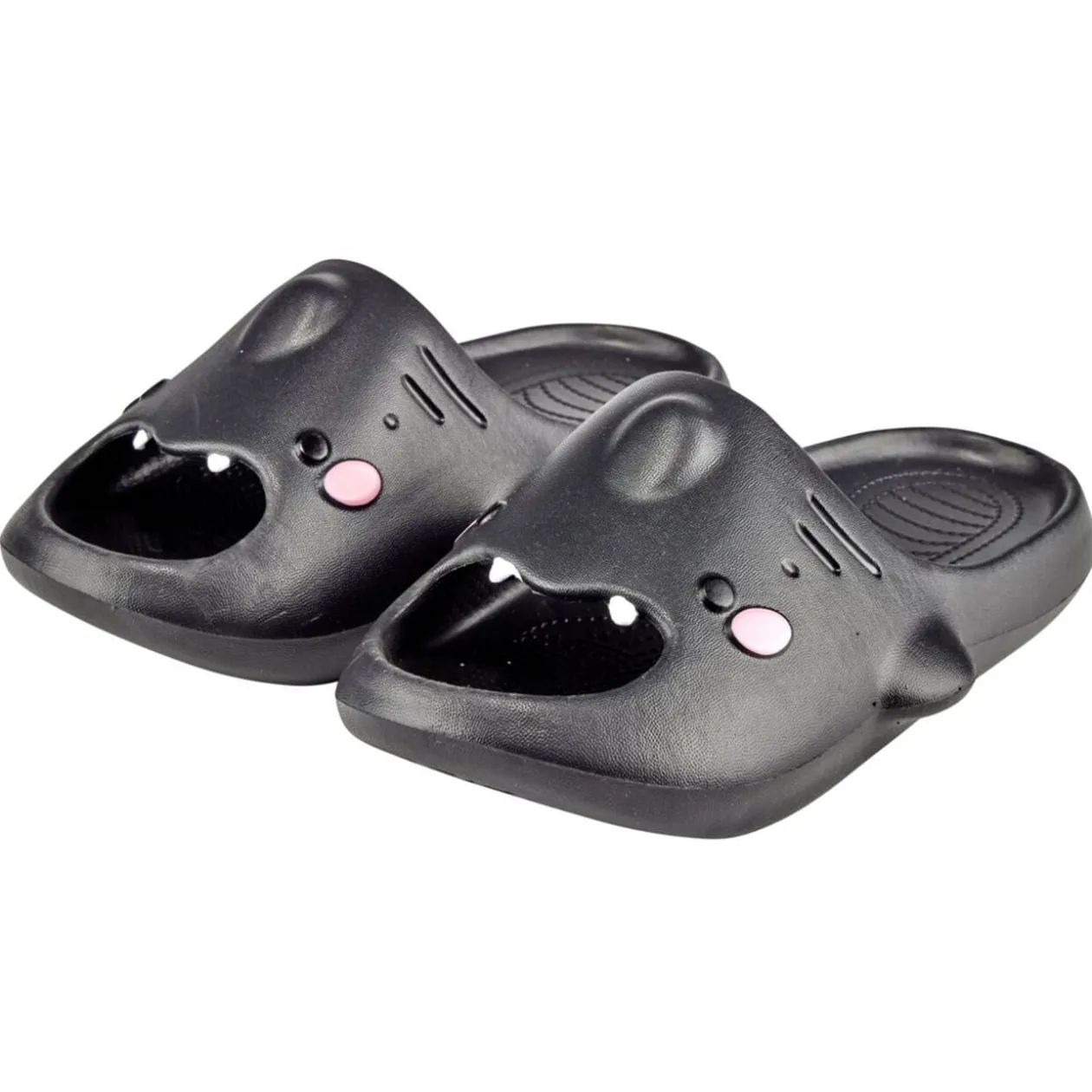 Claquettes raie manta noires 38/39