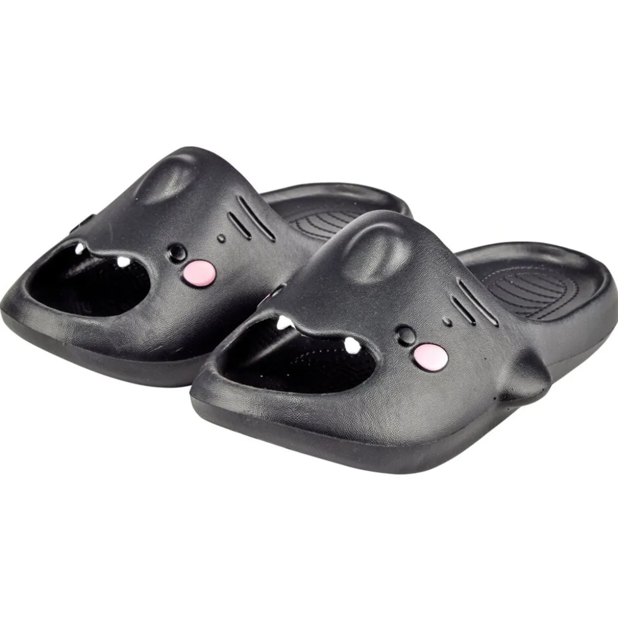 Claquettes raie manta noires 40/41