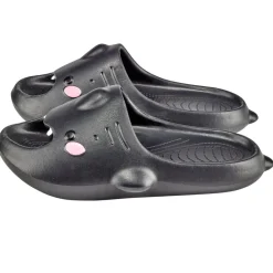 Claquettes raie manta noires 40/41