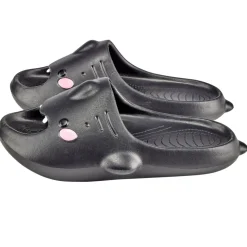 Claquettes raie manta noires 36/37 < Gifi