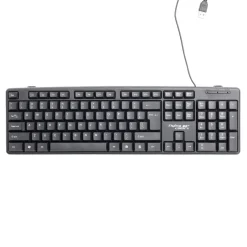 Clavier filaire noir USB 14x42cm < Gifi Discount