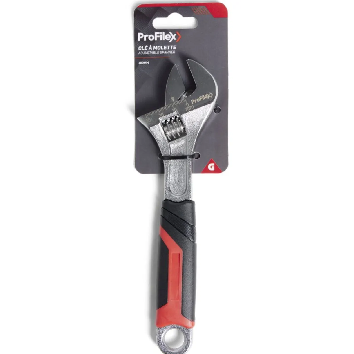 Clé à mollette rouge L15cm < Gifi