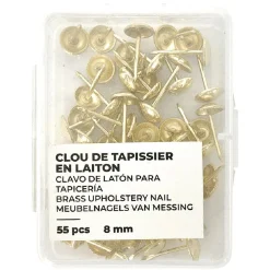 Clou tapissier laiton Ø8mm x55 < Gifi Online