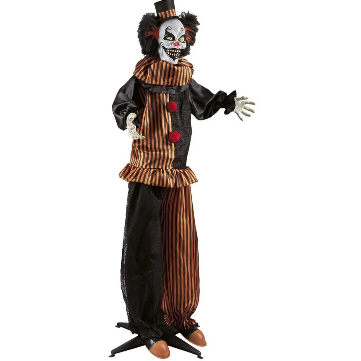Clown animé Halloween lumineux et sonore H170 cm < Gifi Hot