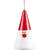 Cône en bois personnage de Noël à suspendre Ø5,5xH10cm < Gifi Discount