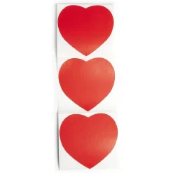 Coeur adhésif rouge x25 < Gifi Discount