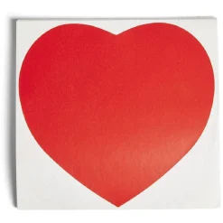 Coeur adhésif rouge x25 < Gifi Discount