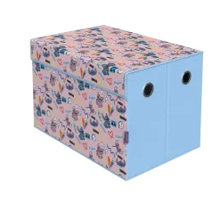 Coffre de rangement enfant Disney Stitch rembourré mousse rose 49x33xH32cm < Gifi Hot