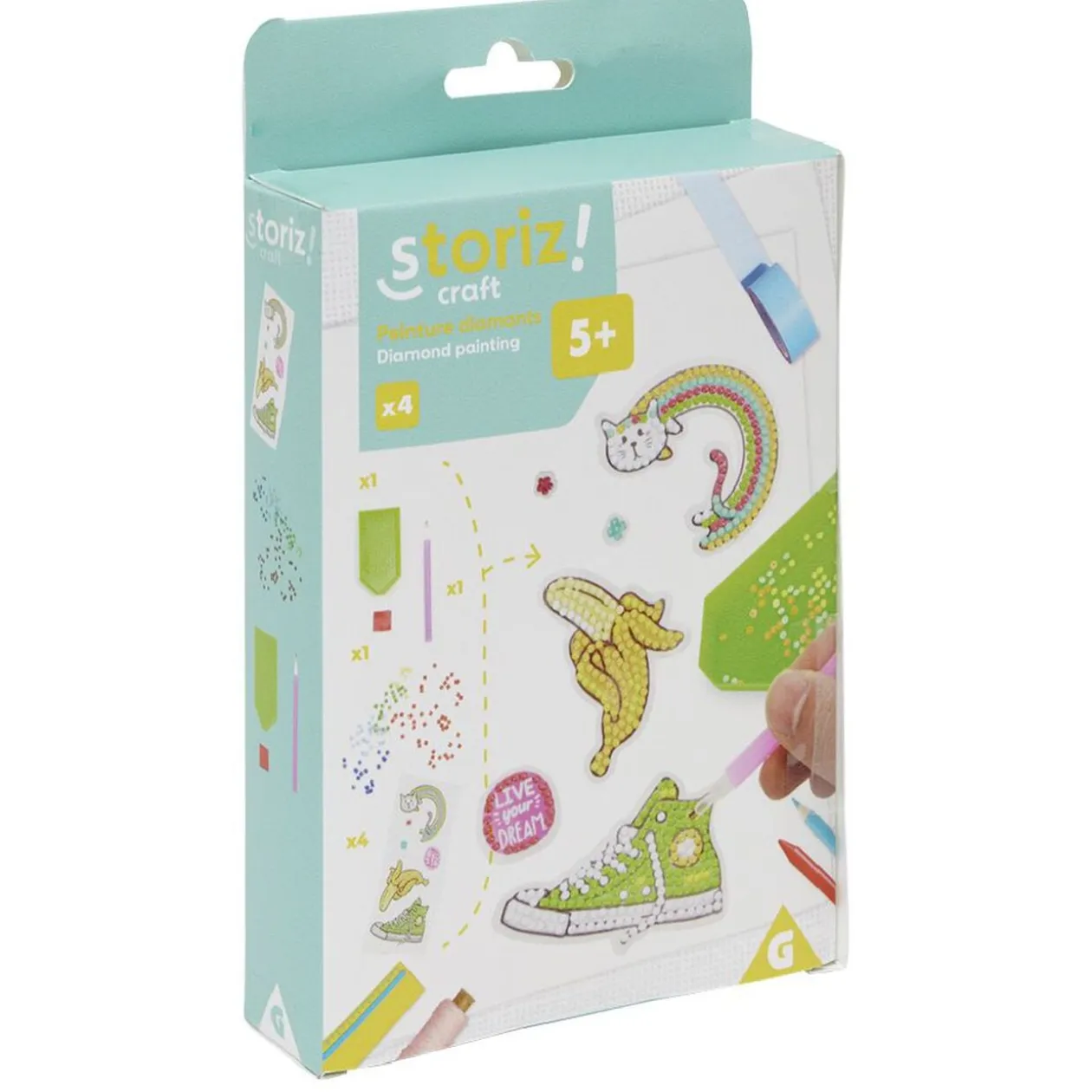 Coffret activité créative 3à6ans (4 modèles)