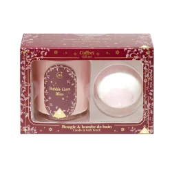Coffret bougie x1 et bombe de bain x1 - 3 modèles < Gifi New