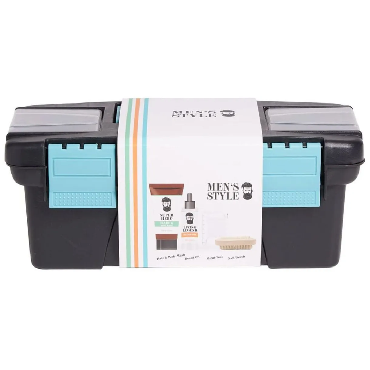 Coffret cadeau homme soin barbe et carte outil multifonction < Gifi