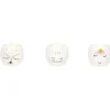 Coffret coquetier x3 motif tête animal