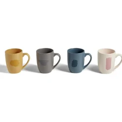 Coffret 4 mug faïence 35cl < Gifi