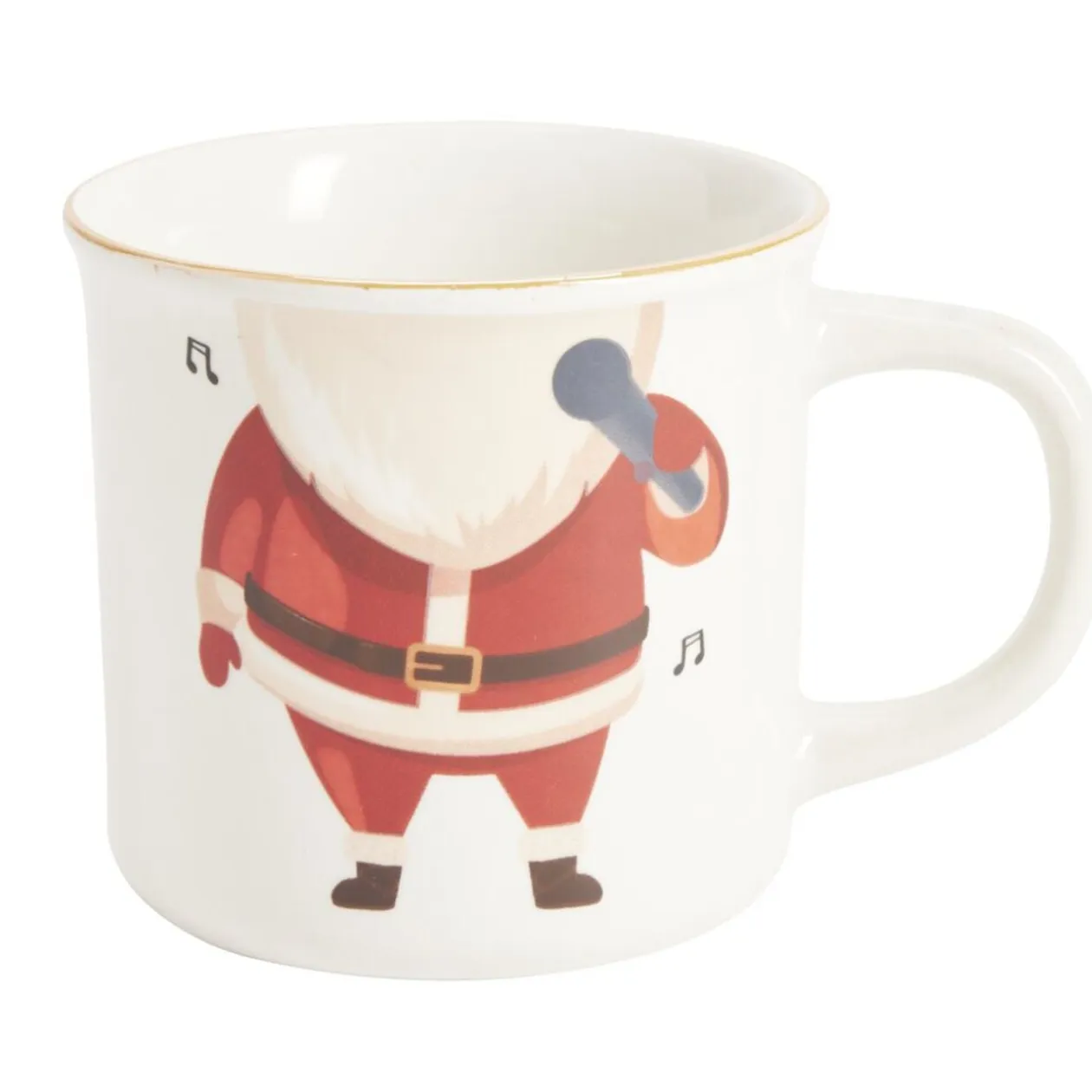 Coffret mug Noël 330ml motif mignon avec biscuits (3 modèles)