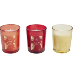 Coffret senteur 3 bougies 14H dans verre (2 modèles) < Gifi Best