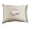 Coffret sommeil masque et taie d'oreiller en satin - 2 modèles