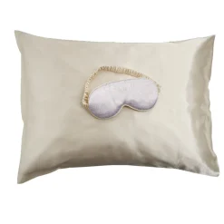 Coffret sommeil masque et taie d'oreiller en satin - 2 modèles