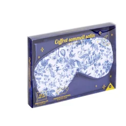 Coffret sommeil masque et taie d'oreiller en satin - 2 modèles
