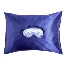 Coffret sommeil masque et taie d'oreiller en satin - 2 modèles