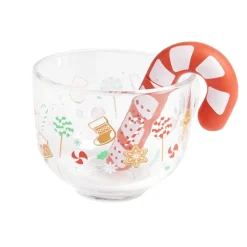 Coffret tasse Noël avec infuseur forme sucre d'orge < Gifi Best