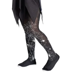 Collant enfant toile d'araignée Halloween