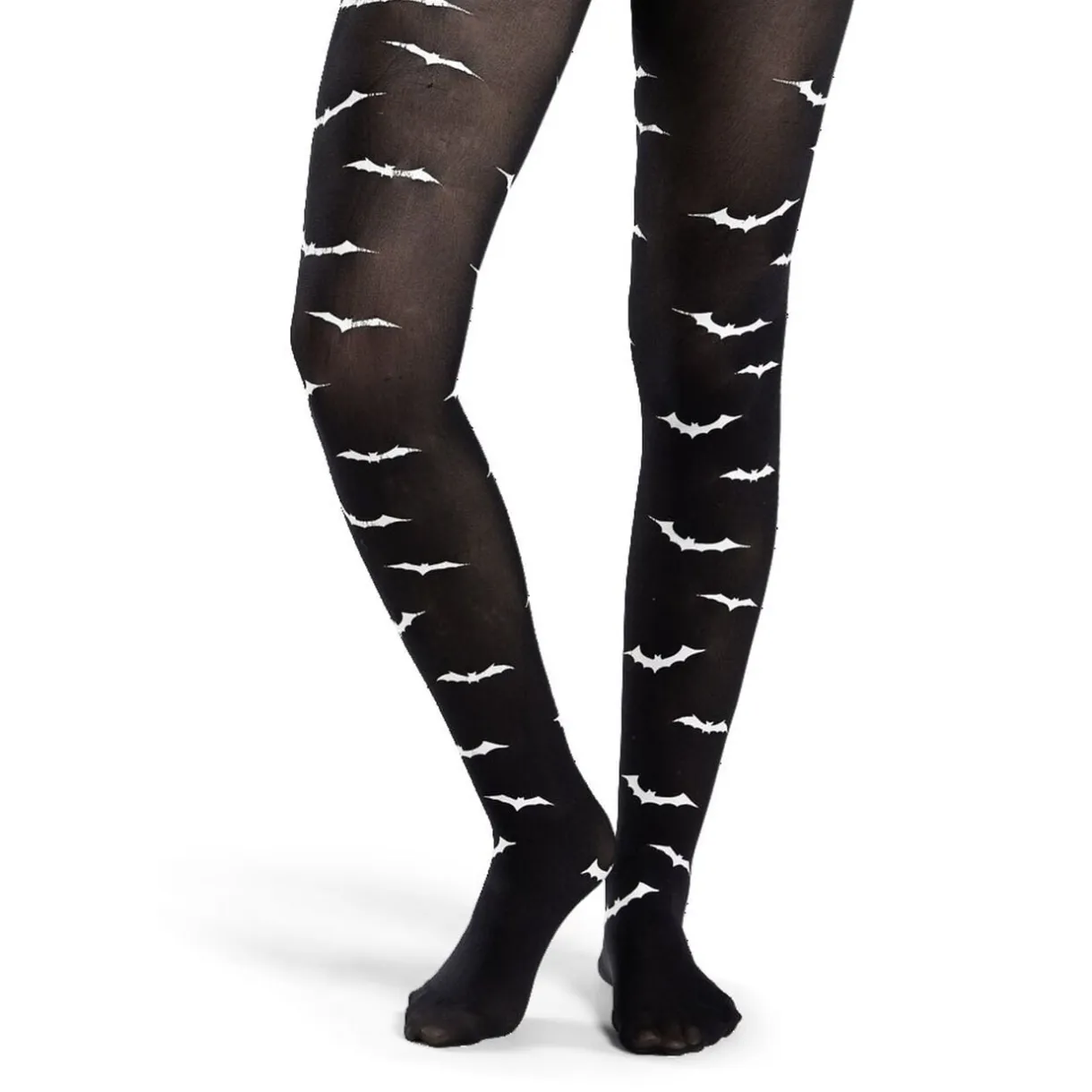 Collant Halloween adulte phosphorescent motif chauve-souris T.unique < Gifi New