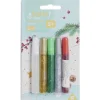 Colle colorée pailletée 10ml x5 < Gifi Discount