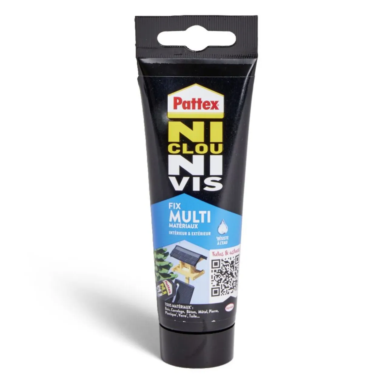 Colle de fixation Pattex Multi matériaux 142g - Intérieur et Extérieur