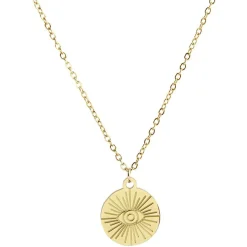Collier acier inoxydable doré < Gifi Clearance