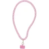 Collier chaîne doré pour téléphone 115cm