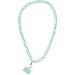 Collier chaîne doré pour téléphone 115cm